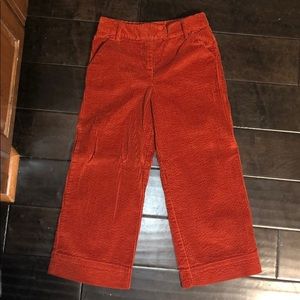 GB girls burnt orange wide leg corduroy Capri